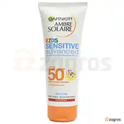 شیر ضد آفتاب کودک گارنیر SPF 50+ مدل SENSITIVE advanced حجم 200 میل
