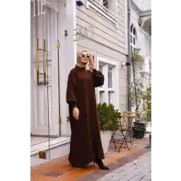 لباس بافتنی زنانه آستین بادکنکی Maystore