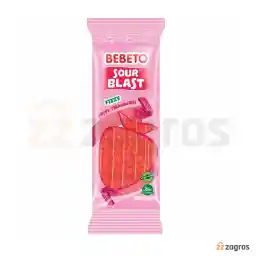 پاستیل نواری ببتو با طعم توت فرنگی 200 گرم