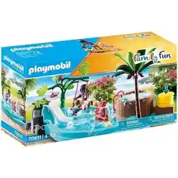 PLAYMOBIL Family Fun استخر کودکان با گرداب - 70611