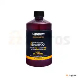 شامپو بدون سولفات رینبو Rainbow حاوی شیر و عسل مناسب موهای رنگ شده و خشک 500 میل