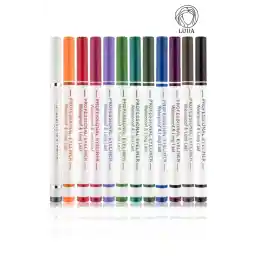 ست خط چشم 12 رنگ قلم LUUA
