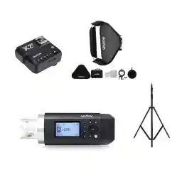 فلاش پرتابل گودکس Godox Witstro AD400 Pro به همراه فرستنده کانن X2+ سافت باکس 60x60 و پایه