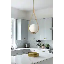 آپلیقا میرزا چراغ آویز تکی آنتیک شیشه سفید چراغ آویز مدرن آشپزخانه چراغ آویز اتاق نشیمن لوستر