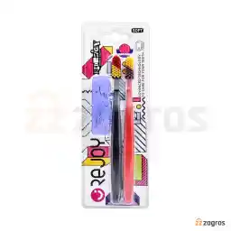 مسواک ریجوی مدل Re Design با برس نرم بسته 2 عددی