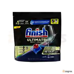 قرص ماشین ظرفشویی فینیش مدل Ultimate Hepsi 1 Arada بسته 15 عددی قرص ماشین ظرفشویی فینیش مدل Ultimate Hepsi 1 Arada بسته 15 عددی