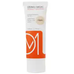 کرم ضد آفتاب +SPF50 درمومدیک حجم 50میل - رنگ Light