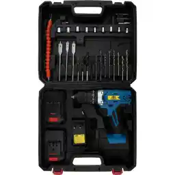 مجموعه 34 عددی دریل پیچ گوشتی چکشی شارژی جاب مدل JBE-7721