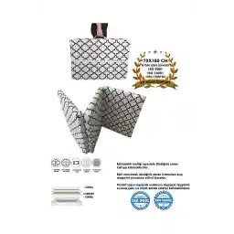 Vip Home Concept Market محصولات تخت خواب تاشو کف تخت تخت خواب اسفنجی یک نفره قابل حمل 70x180 Alaçatı-6 سانتی متر