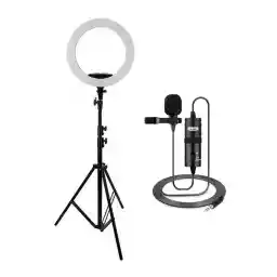 کیت پیشنهادی بلاگری رینگ لایت KY-BK 448 RGB + سه پایه + میکروفن K8