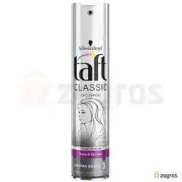 اسپری نگهدارنده حالت مو تافت مدل Classic حجم 250 میل