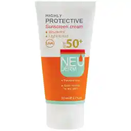 کرم ضدآفتاب نئودرم مدل Highly Protective SPF50، حجم 50 میلیلیتر