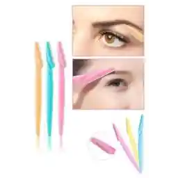 تیغ رنگی اصلاح کننده ابرو SaCa Tineke ست 3 عددی استیل