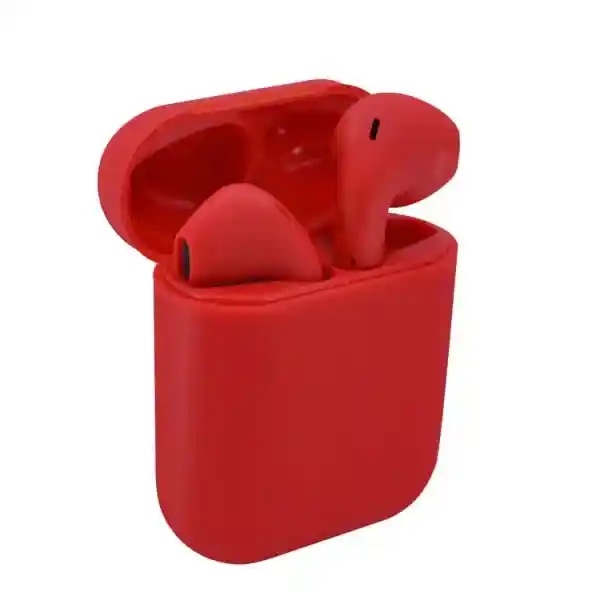 هدفون بی سیم inpods 12 Wireless Earphones Red