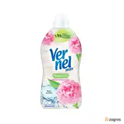 نرم کننده لباس غلیظ ورنل Max مدل Naturals با رایحه گل صد تومانی و چای سفید 1440 میل