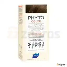 کیت رنگ مو بدون آمونیاک فیتو سری Color شماره 7 پایه رنگ بلوند