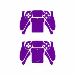 برچسب دسته بازی PS5 ماهوت مدل Purple-Fiber بسته دو عددی