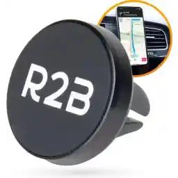 نگهدارنده تلفن R2B® مغناطیسی ماشین - مناسب برای توری تهویه - تهویه ماشین نگهدارنده تلفن - ماشین نگهدارنده تلفن همراه - لوازم جانبی - جا گوشی ماشین - مدل Edam