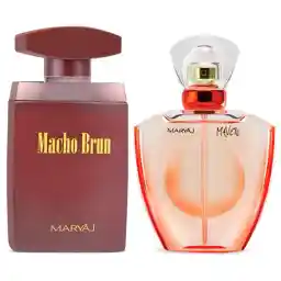 ادو پرفیوم مردانه ماریاژ مدل Macho Brun حجم 100 میل به همراه ادوپرفیوم زنانه ماریاژ مدل Maven حجم 100 میل