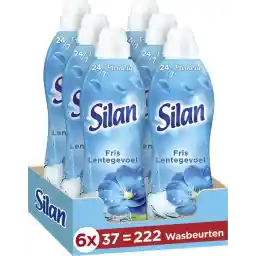 نرم کننده پارچه Silan Fresh Spring Feeling - 6 x 37 شستشو - بسته ارزشی