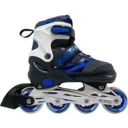 Street Rider Inline Skates چکمه نیمه نرم آبی/مشکی Mt 37-40