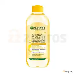 میسلار واتر آرایش پاک کن ویتامین C گارنیر مناسب انواع پوست 400 میل