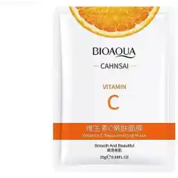 ماسک صورت جوان کننده بایوآکوا (BioAqua) مدل ویتامین C وزن 25 گرم