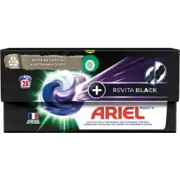 غلاف شوینده آریل + Revitablack - مخصوص لباسشویی مشکی - 28 شستشو