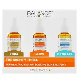 ست سرم صورت روشن کننده، آبرسان و جوان کننده بالانس مجموعه سه عددی
