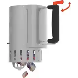 باربیکوک - استارتر بریکت - استارت باربیکیو - استارت زغالی - استیل ضد زنگ - Ø 16.5 x 27.5 سانتی متر