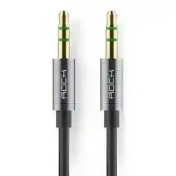کابل انتقال صدا 3.5 میلیمتری راک مدل RAU0509 طول 1 متر Rock RAU0509 3.5mm AUX Audio Cable 1m