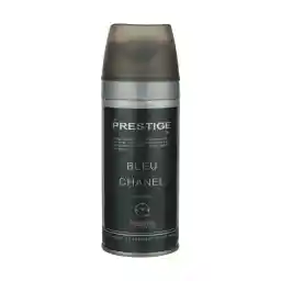 اسپری خوشبو کننده بدن مردانه پرستیژ مدل Bleu De Chanel حجم 150 میلی لیتر اسپری خوشبو کننده بدن مردانه پرستیژ مدل Bleu De Chanel حجم 150 میلی لیتر