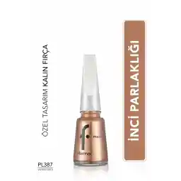 Flormar Sedefli Parlak Oje (BAKIR) - Pearly Nail Enamel - Pl387 Vintage Gold - 8682536035521