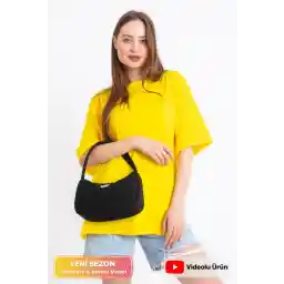 کیف دستی و شانه ای شیک و روزانه باگت مینی باگت زیپ دار تک محفظه ای تونی بلک اصل بوم فصل جدید