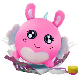 Biggies Rabbit pink - اسباب بازی مخمل خواب دار بادی