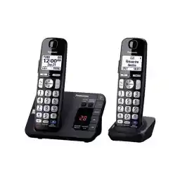 تلفن بی سیم پاناسونیک مشکی Panasonic KX-TGE232B Wireless Phone