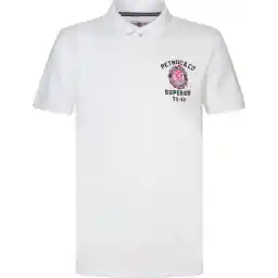 صنایع بنزین - پولو کلاسیک مردانه - سفید - سایز XXXL