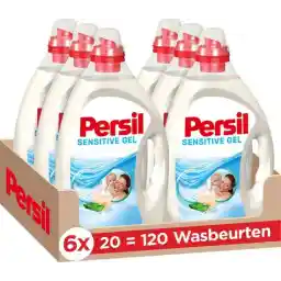 ژل حساس پرسیل - شوینده مایع - پوست نوزاد و حساس - بسته ارزشی - 6 عدد شست و شو