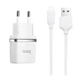 شارژر هوکو (Hoco C11 Smart single USB (Micro cable)charger set(EU