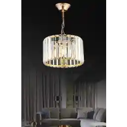 لوستر 25 سانتی متری طلای کریستال مدرن لوکس Ultra Home