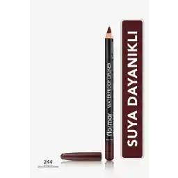 Flormar Waterproof Lip Liner (BRUIN) - Waterproof Lipliner - 244 Chocoladefondue - 8690604567591