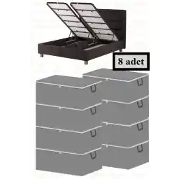 NUTEX 8 تکه مبل پایه تخت نوع کیسه ذخیره سازی 60x40x22