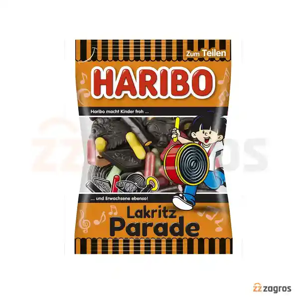 Haribo pastille with licorice flavor 200 grams