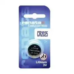 باتری سکه ای رناتا Renata CR2025 Battery