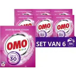 پودر لباسشویی Omo Color - 6 x 14 شستشو - بسته ارزشی