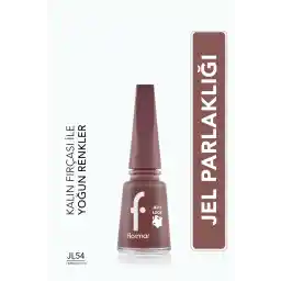 لاک ناخن براق ژل لوک فلورمار (قهوه ای) - مینا ناخن ژله ای - Jl54 Terracotta - 8690604568864