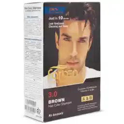 شامپو رنگ مناسب آقایان فاربن حجم 150 میل - قهوه ای