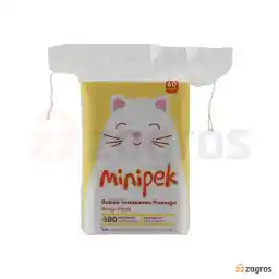 پد پنبه ای تمیز کننده کودک ایپک مدل Minipek بسته 60 عددی