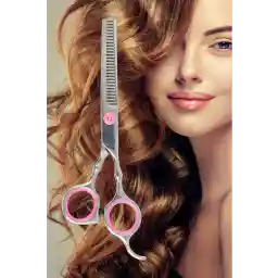 قیچی آرایشگری تیتانیوم حرفه ای یونیکم قیچی متوسط ​​قیچی 6.5 اینچی قیچی آرایش مو مدل مو Xlq507b