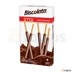 بیسکویت چوب شکلاتی استیکس بیسکولاتا 40 گرم